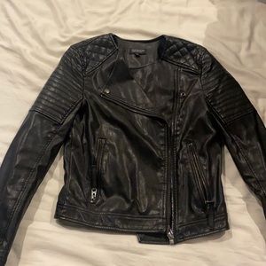 Topshop Feau leather jacket
